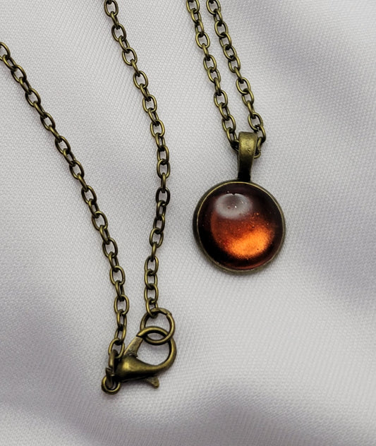 Vintage Red Pendant Necklace