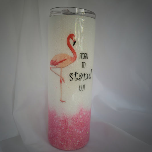 20 oz. Flamingo Customizable Stainless Steel Tumbler