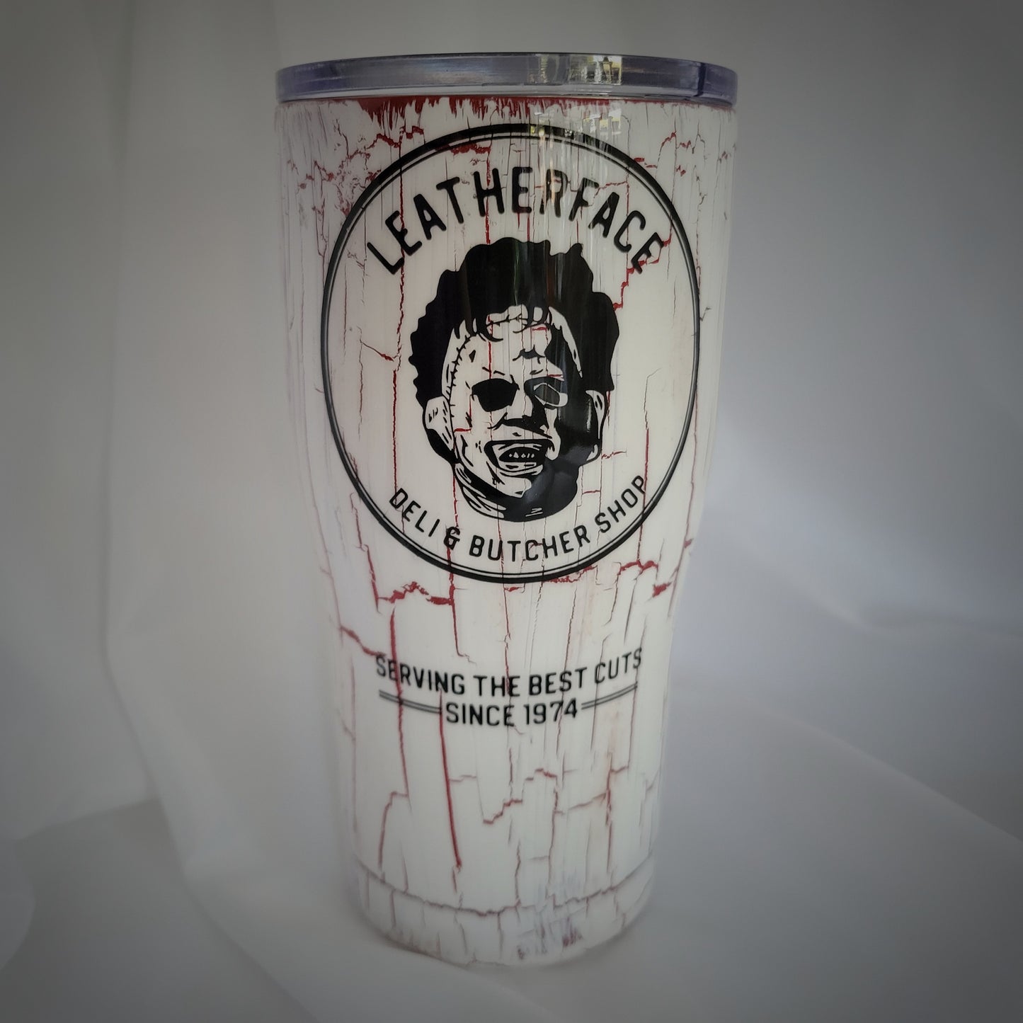 20 oz. Leatherface Customizable Stainless Steel Tumbler