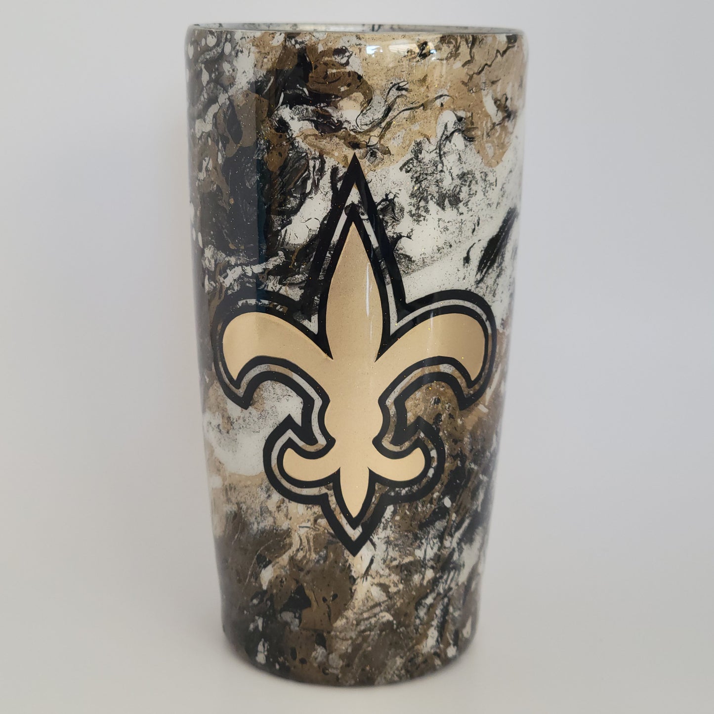 20 oz. Fleur de Lis Customizable Stainless Steel Tumbler