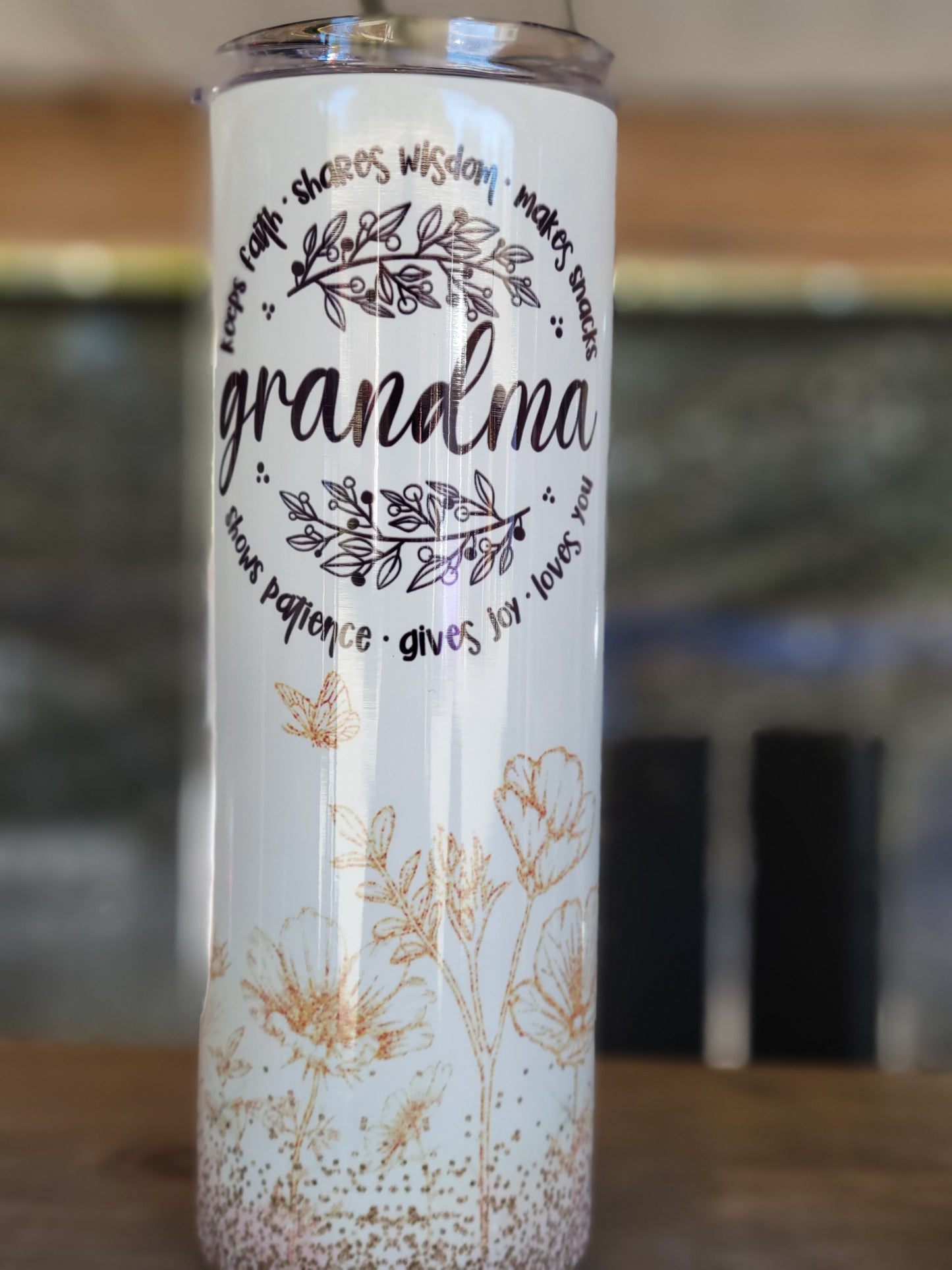 Grandma Customizable Stainless Steel Tumbler