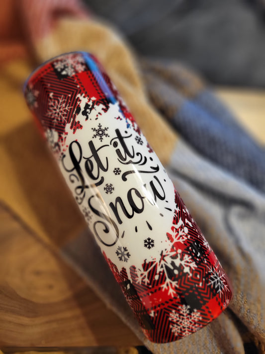 20 oz. Let it Snow Stainless Steel Tumbler