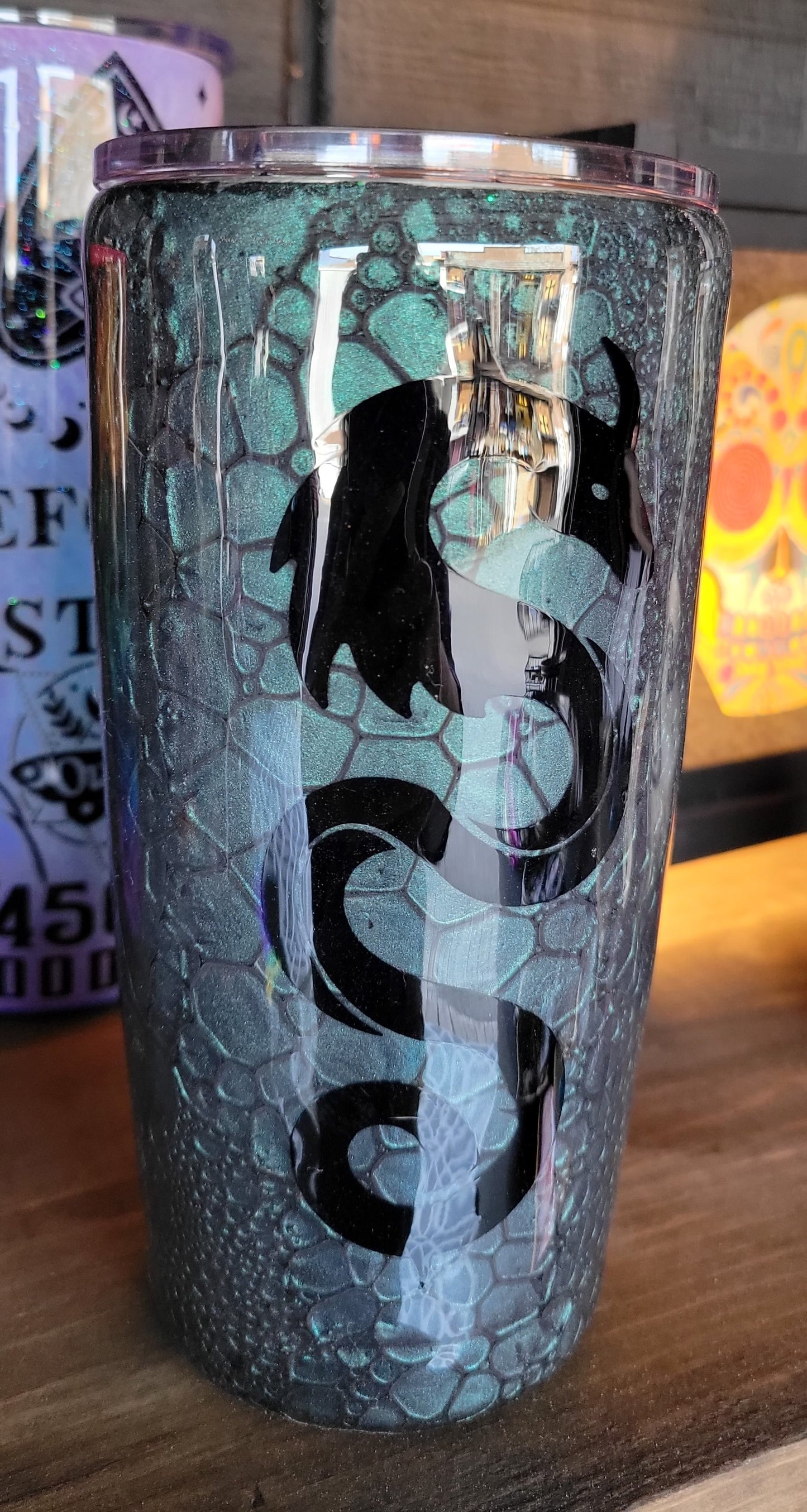 20 oz. Dragon Scale Stainless Steel Tumbler