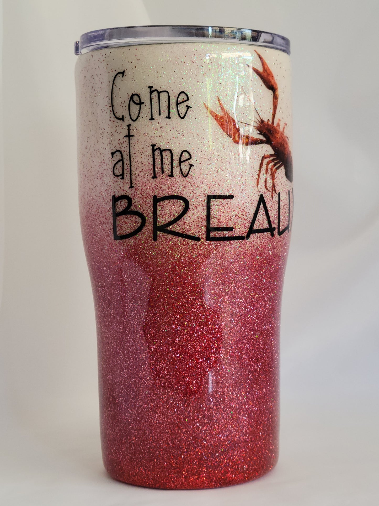 20 oz. Come at me Breaux! Customizable Stainless Steel Tumbler