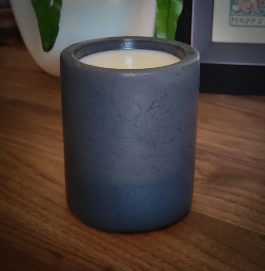 3.75" x 3" Concrete Soy Candle - Choose Your Scent